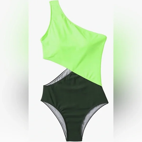 ColourBlock One-Piece - Picture 2 of 9